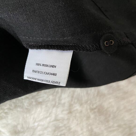 Eileen Fisher Linen Blouse Size XL - Picture 6 of 7